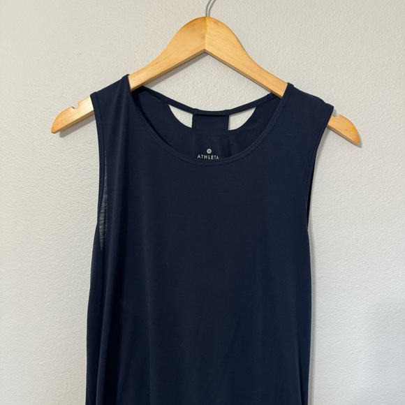 Athleta Essence Cross Back Layered Tank Top—S - Picture 4 of 10